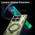 thumbnail image 5 of ELEHOLD For Moto G  5G(2025) Ergonomic Design Military Grade Shockproof Protective Case Magnetic Ring Stand Rugged Cover, Non-Slip, Support Wireless Charging, Olivegreen, 5 of 6