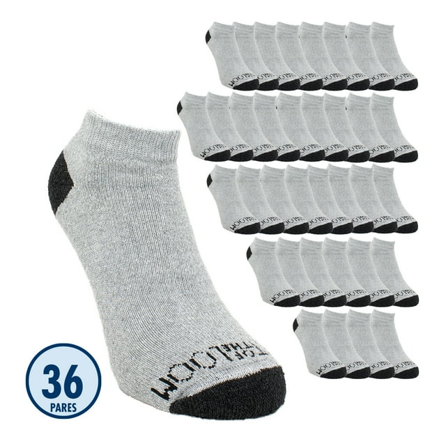Fruit of the Loom Tin Caballero Unitalla Algodón Afelpado Jaspe 36 pares