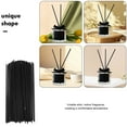 thumbnail image 4 of KAKOWELY diffuser sticks 100pcs Black Stick Diffuser Sticks Refill Replacement Essential Oil Diffuser Aroma Diffuser Fragrance durable Fibre Sticks For Home Office Spa, 4 of 5