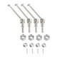 thumbnail image 4 of Eje de transmisión CVD 1:16, accesorios para coche RC, piezas de actualización para coche de juguete ligero plata, 4 of 9