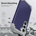 thumbnail image 5 of Tarise for Samsung Galaxy A14 5G Case with Screen Protector, Dual Layer Heavy Duty Tough Rugged Shockproof Drop Protection Corner Protection Hybrid Protective Phone Case for Samsung A14 5G, Darkblue, 5 of 7