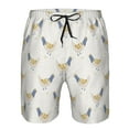thumbnail image 4 of Naloa Funny Chicken Men's Beach Shorts, Surfing shorts, Swim trunks, Quick Dry Swim Trunks for Surfing Beach Fun - Small, 4 of 9