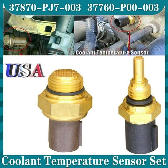 37760-P00-003 Cooling Fan Switch & Coolant Temperature Sensor Fit Acura Honda