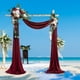 thumbnail image 4 of Kit de arco de flores artificiales para bodas y fiestas con cortina de arco, hecho a mano, para colgar 4, 4 of 7