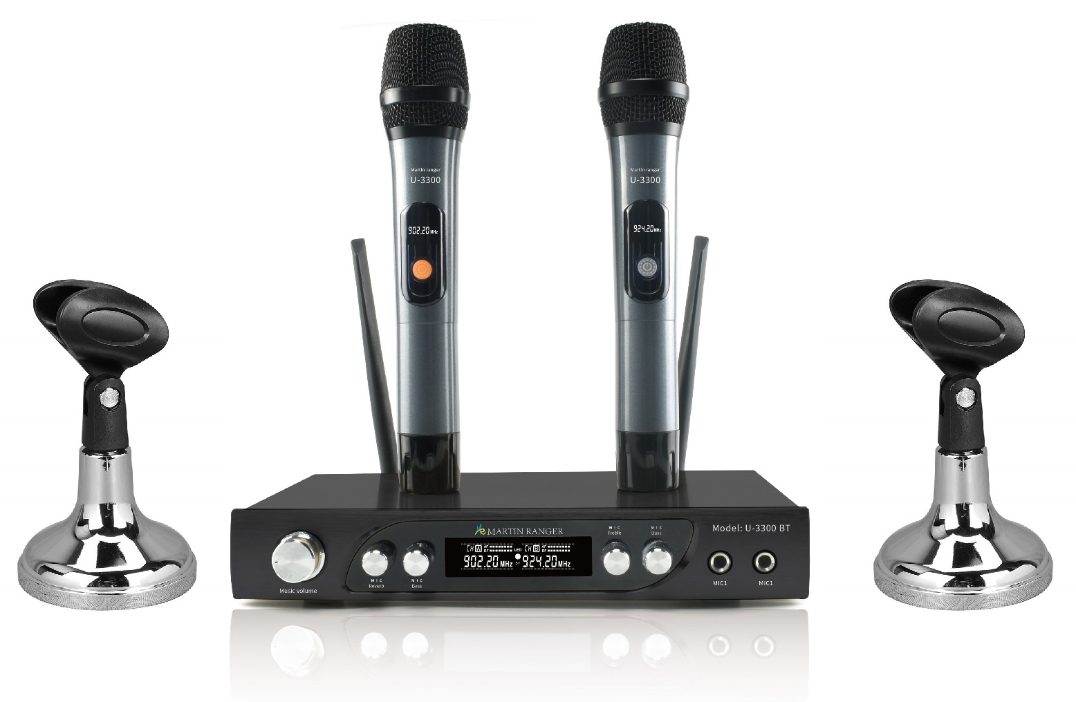 U3300BT UHF Wireless Microphone System with built-in Digital Mixer - image 1 of 6