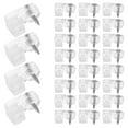 thumbnail image 1 of BESTYASH 50Pcs Glass Retainer Clips Transparent for Cabinet Door Mirror Clamp with Screw Secure Hold, 1 of 7