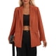 thumbnail image 5 of Blazer PRETTYGARDEN de Pana con Solapa Chaqueta de Invierno Rojo Ladrillo M, 5 of 8