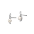 thumbnail image 3 of Gem & Harmony Freshwater Cultured Pearl Earrings in 14K White Gold for Women, 3 of 5