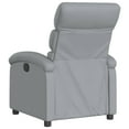thumbnail image 4 of vidaXL Recliner Chair Light Gray Fabric (100% polyester), metal, plywood, 4 of 5