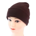 thumbnail image 2 of Nooxsoe Womens Beanies Snow Ski Cap Winter Beanie Knitted Beanie Soft Thick Winter Warm Bonnet Slouchy Beanie Hat Thick Warm Ski Hat Seamless Beanie Cap Winter Hat Woman Hats Coffee One Size, 2 of 6
