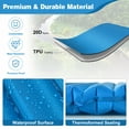 thumbnail image 4 of Demifill 3 Inch Thick Inflatable Waterproof Camping Sleeping Pad, Lightweight and Portable Camping Mattress, Blue, 4 of 10