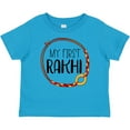 thumbnail image 3 of Inktastic My 1st Rakhi Bracelet, Raksha Bandhan Red and Gold Bracelet Boys or Girls Baby T-Shirt, 3 of 5