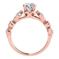 thumbnail image 3 of Aonejewelry 1/2 Ct. Ttw Antique Design Diamond Engagement Ring 14 Rose Gold, 3 of 4