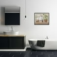 thumbnail image 3 of Comforting Bathroom Spa Still Life Black Framed Giclee Art, 30 x 24, 3 of 7