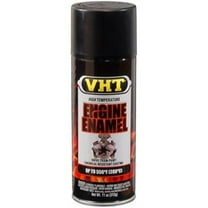 Vht SP130 Engine Enamel Flat Black Can - 11 Oz.