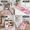 thumbnail image 5 of Pioneer Flower Floral Print Pattern Kitchen Rugs Sets Of 3,Kitchen Runner Rugs Non Skid Washable,Decorative Kitchen Floor Mats for Kitchen,Sink,Laundry,17"x30"+ 17"x47" + 17"x59", 5 of 6