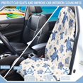 thumbnail image 3 of KUIFORTI Waterproof Car Seat Cover for Front Seats, Universal for Cars, SUVs, Trucks, Washable for Gym,Workout,Beach,Hiking,Running Swimming, Ocean Turtle Print, 3 of 7