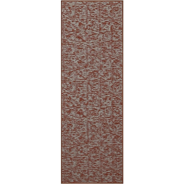 Indoor Outdoor custom size area rugs made in USA comes in Ten colors and Nine shapes rectangular,round,square,runners,oval,hexagon,octagon,half round - Rust, 4' x 12' Area Rugs