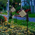 thumbnail image 2 of Luz llevada solar al aire libre de la regadera, luces del jardín con el gancho para la decoración al aire libre del jardín del balcón del patio, 2 of 5