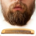 thumbnail image 4 of Handmade Wooden Mustache and Beard Comb, 4 of 8