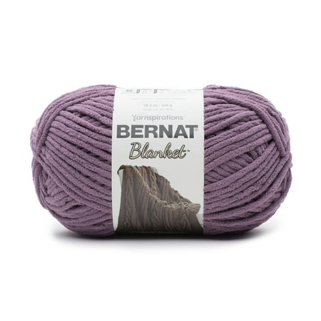 UPC: 0057355432888 | Bernat® Blanket™ #6 Super Bulky Polyester Yarn Shadow Purple 10.5oz/300g 220 Yards