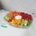 thumbnail image 4 of Ice Fruit and Vegetable Appetizer Tray 15-inch Party Tray Triple Layer, 4 of 6