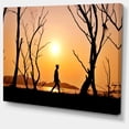 thumbnail image 2 of Man Walking Alone in Evening, 2 of 3