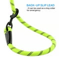 thumbnail image 6 of Heavy Duty Rope Dog Leash with Padded Handle, Reflective, 6 FT Long for Small Medium Large Dogs（1/2"×6', Green), 6 of 7