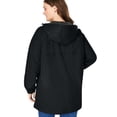 thumbnail image 2 of Woman Within Plus Size Hooded Slicker Raincoat, 2 of 5