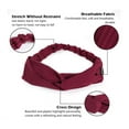 thumbnail image 3 of 6 PCS Headband with Buttons for Face Mask, Headbands for Women Knotted Boho Stretchy Hair Bands, Lightweight Elastic Exercise Headband for Nurses Doctors and Women for Protect Your Ears, 3 of 7