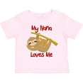 thumbnail image 3 of Inktastic My Nana Loves Me Sloth Boys or Girls Toddler T-Shirt, 3 of 5