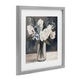 thumbnail image 3 of Stupell Industries Vase of Graceful Blooms Gray Framed Print Under Glass design by Mona Grace, 16 x 16, 3 of 10