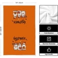 thumbnail image 6 of Orange Ghost Pumpkins Bats Truck Spooky Halloween Kitchen Towels Dish Towels, 18x26 Inch Jack-O''-Lantern Decoration Hand Towels Set of 4, 6 of 6