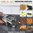 thumbnail image 3 of KFFKFF Electric Oil Press, 850W Stainless Steel Extraction Machine, Temperature 0-300℃ / 32-572 ℉ Adjustable, Ideal for Peanuts, Sesame, Rapeseed, Tea Seeds, 3 of 9