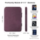 thumbnail image 2 of Funda para tablet MoKo de 9 a 11 pulgadas, color morado, para iPad Air/Pro, 2 of 8