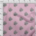 thumbnail image 2 of oneOone Organic Cotton Poplin Twill Fabric Leaves Block Print Fabric By Yard 42 Inch Wide, 2 of 4