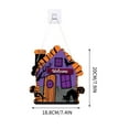 thumbnail image 3 of Xihbxyly Letrero de Bienvenida de Madera para Halloween, Corona Colgante Morada, Material de Madera Duradero, Reutilizable y Resistente a Los Arañazos, Decoración Festiva para Puerta, Perfecto para F, 3 of 7