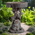 thumbnail image 3 of Outdoor birdbath, resin-based fountain to decorate the yard, 3 of 4
