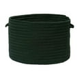 thumbnail image 1 of Colonial Mills BR64A018X018 Boca Raton - Dark Green 18 in. x 12 in. Utility Basket, 1 of 1