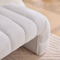 thumbnail image 6 of Modern Chenille Upholstered Armless Bed Bench 69.7 Inch Wide Multi-Purpose Storage Sofa for Living Room and Bedroom, 6 of 10