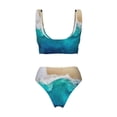 thumbnail image 5 of Daiia Beach Women's Bikini Set Two Piece Swimsuit High Waisted Bikini Adjustable Straps Bikini Perfect for Beach, Pool, and Summer Vacation-XX-Large, 5 of 9