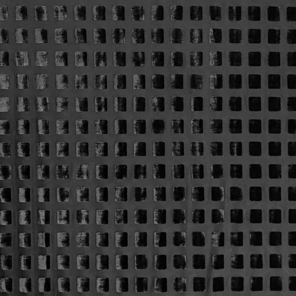 Small Square Burnout Velvet