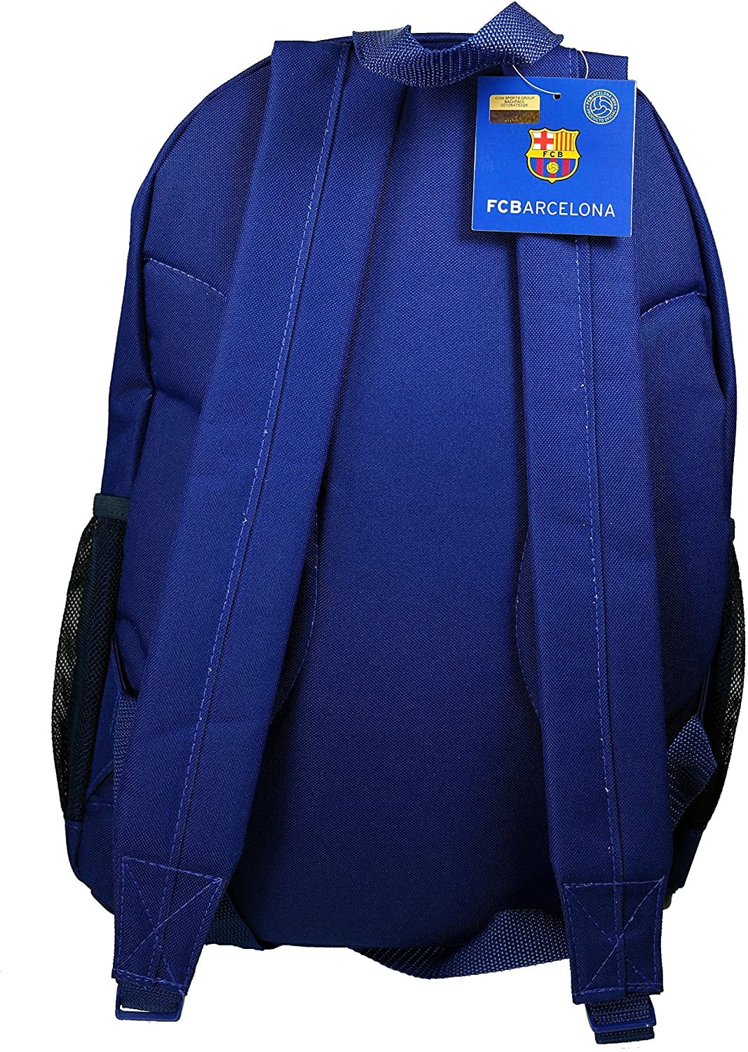 FC Barcelona Team Striped Navy Icon Sports Official Licensed Backpack 