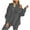 #02 Dark Gray 【Love the fit? Pick your favorite shades.】, variant on Women's Oversized Hoodie Sweatshirt Pullover with Pockets Loose Fit Solid Color Soft Fleece Casual Daily Wear Loungewear Streetwear Travel Ultra Soft All Day Comfort Cozy Streetwear