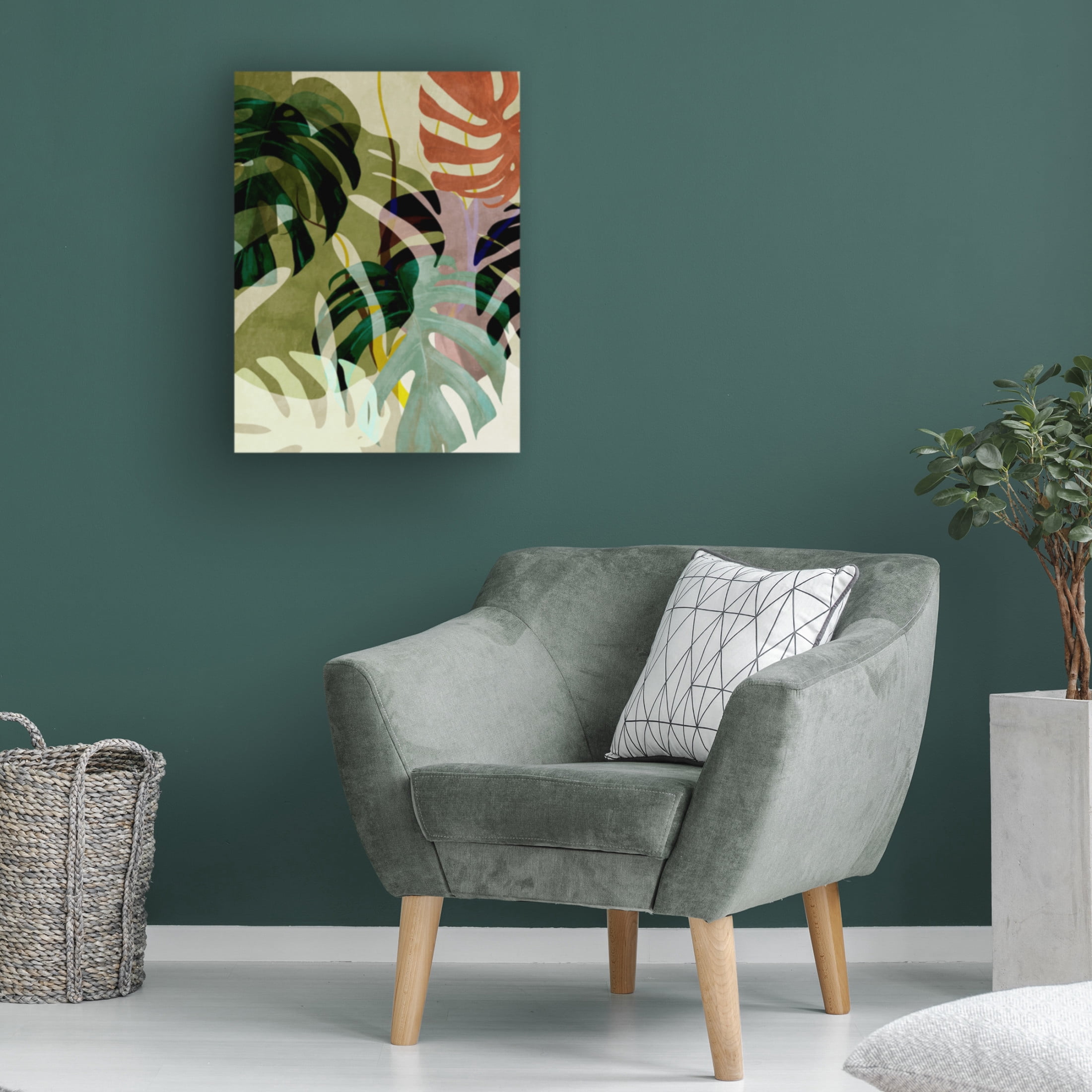Trademark Fine Art Ana Rut Bre Leaves 29 Canvas Wall Art