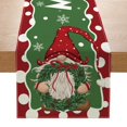 thumbnail image 1 of Linen table mat small tablecloth  table mat  table runner new Christmas decoration creative printing dining table, 1 of 7