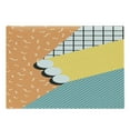 thumbnail image 1 of 1990s Cutting Board, Vintage Style Abstract Composition Retro Graphic Style Lines Waves, Decorative Tempered Glass Cutting and Serving Board, in 3 Sizes, by Ambesonne, 1 of 2