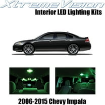 XtremeVision Interior LED for Chevy Impala 2006-2015 16 pcs Green Interior LED Kit Installation Tool Tool