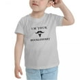 thumbnail image 3 of I'm Your Huckleberrys Funny Toddler T Shirts for Boys Girls (Gray, Youth S), 3 of 5