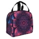 thumbnail image 2 of Easygdp Bohemian Vintage Pattern Bolsa Térmica Premium - Tela Oxford Impermeable, Gran Capacidad, Bolsillo Frontal, Unisex para Trabajo, Escuela, Actividades al Aire Libre y Picnics, 2 of 8